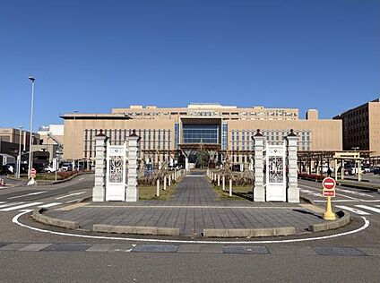 金沢大学附属病院 現地から1900m。(徒歩24分。)