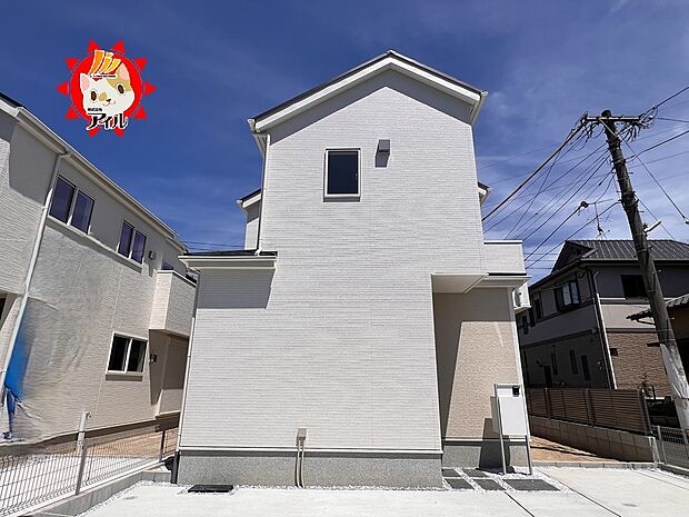 【LIGNAGE　早良区重留1丁目24-1期】  2号棟現地(2025年7月下旬)撮影