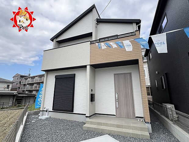 【Adoble　南区曰佐5丁目2期】1号棟外観　現地(2025年11月中旬撮影)