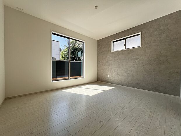 洋室7帖 ウォークインクローゼット、バルコニー付きの居室です(1号棟)