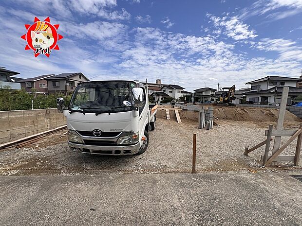 【Bloom　東区奈多1丁目2期】　1号棟　現地（2025年10月上旬撮影）