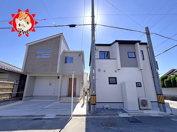 【Blooming Garden 太宰府市青山3丁目】 全2棟外観(2025年10月下旬)撮影