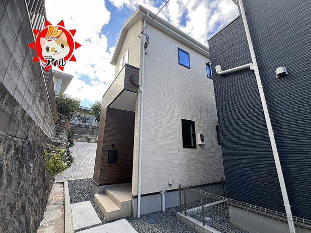 【Bloom　中央区小笹4丁目1期】  1号棟外観(2025年11月下旬)撮影