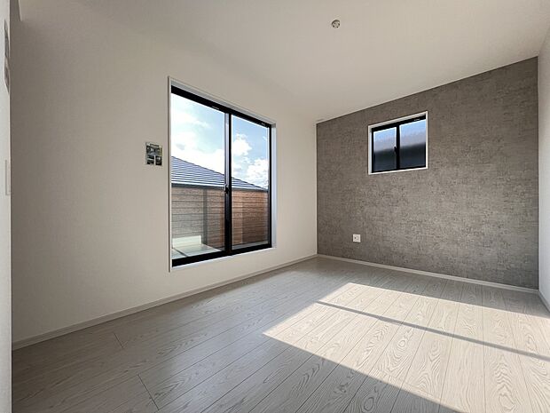 洋室6.2 2面採光の明るい居室です(1号棟)