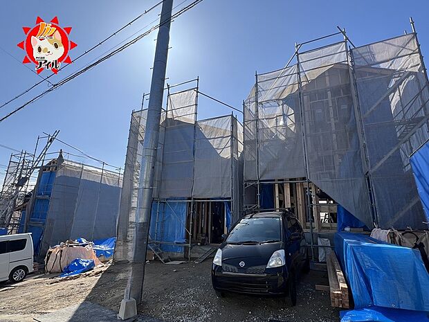 【Bloom　南区長住1丁目2期】  全4棟　現地(2026年2月中旬)撮影