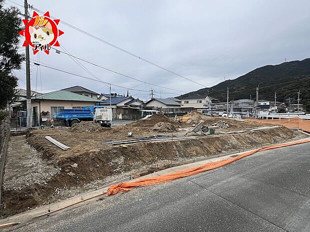 【Bloom　早良区内野5丁目1期】　全3区画　現地（2026年1月下旬撮影）