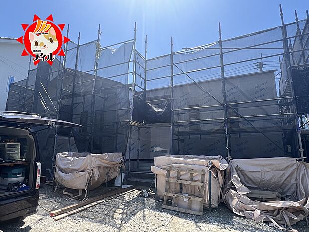 【Coloris　糟屋郡宇美町とびたけ3丁目2期】　1号棟現地（2026年4月上旬撮影）