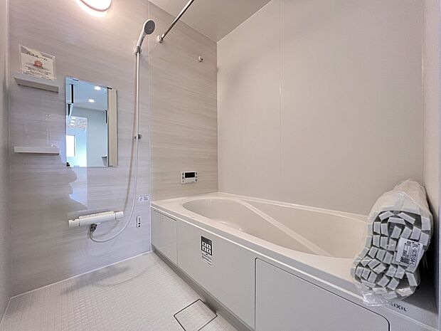 オートバスシステム・浴室暖房換気乾燥機を搭載した1坪タイプの浴室(1号棟同仕様)