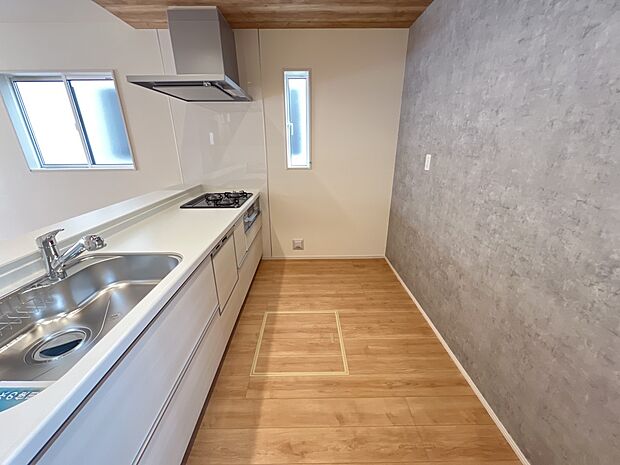 食洗機・浄水器付きの扱いやすいシステムキッチン（同仕様）