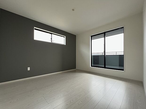 2階には洋室を3部屋ご用意いたします(同仕様)