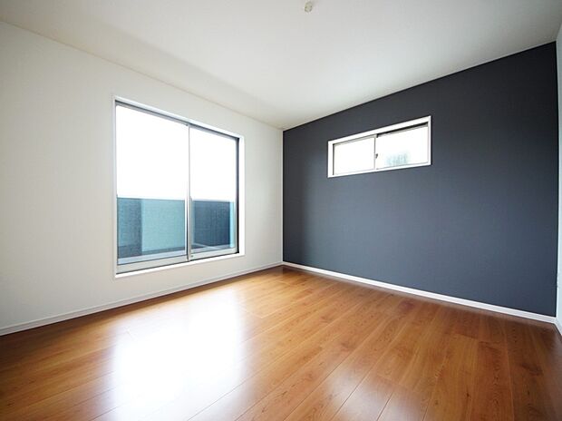 2階には洋室を3部屋ご用意いたします(1号棟同仕様)
