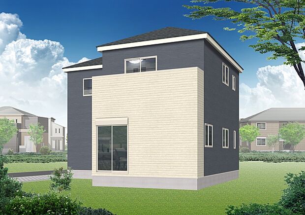 【完成予想図(外観)】完成予想外観パース