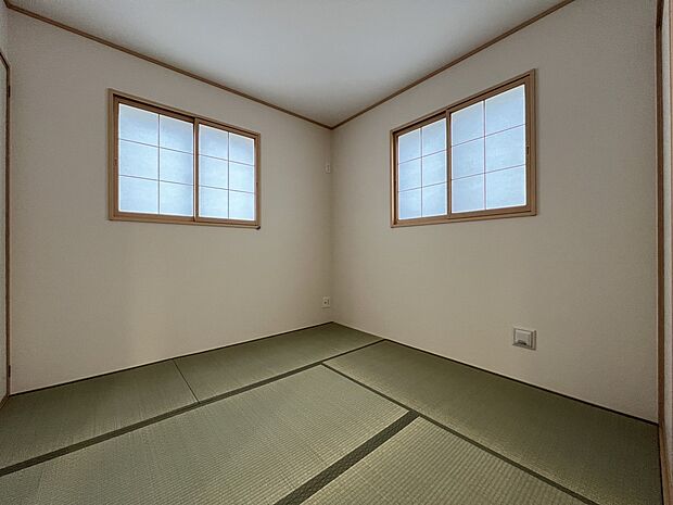 【和室】和室4.5帖 2面採光仕様、収納スペース付き(B号棟)