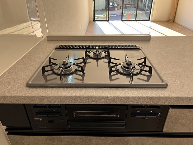 【その他設備】3口ガスコンロ