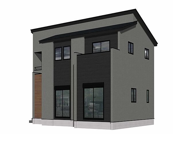 【完成予想図(外観)】完成予想外観パース(3号棟)