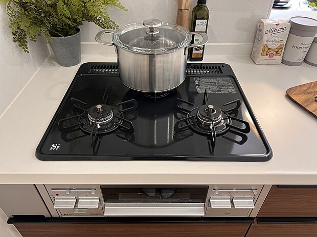 【その他設備】3口ガスコンロ