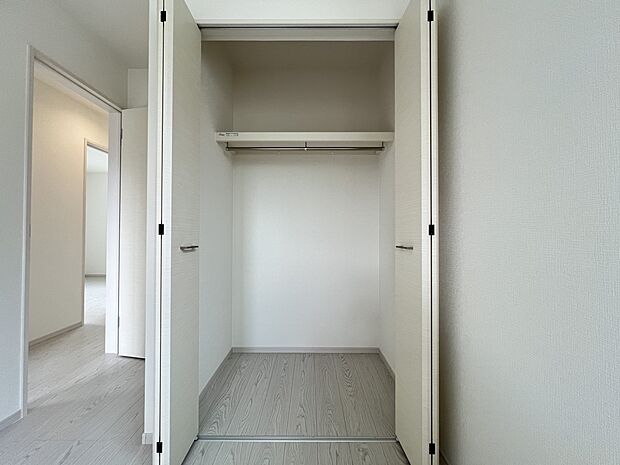 【収納】クローゼット収納 全居室収納完備!