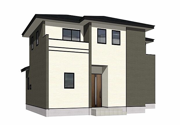 【完成予想図(外観)】完成予想外観パース