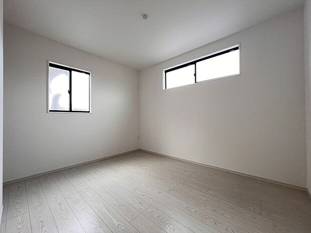 【洋室】洋室6.1帖 2階のお部屋は全室6帖以上のゆとりある間取り