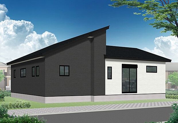 【完成予想図(外観)】完成予想外観パース