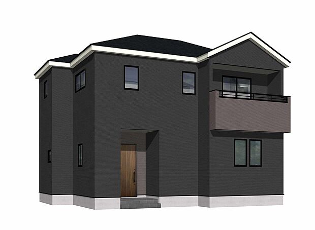 【完成予想図(外観)】完成予想外観パース(4号棟)