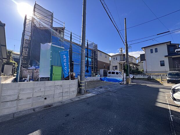 【前面道路含む現地写真】前面道路:北側4.1m公道