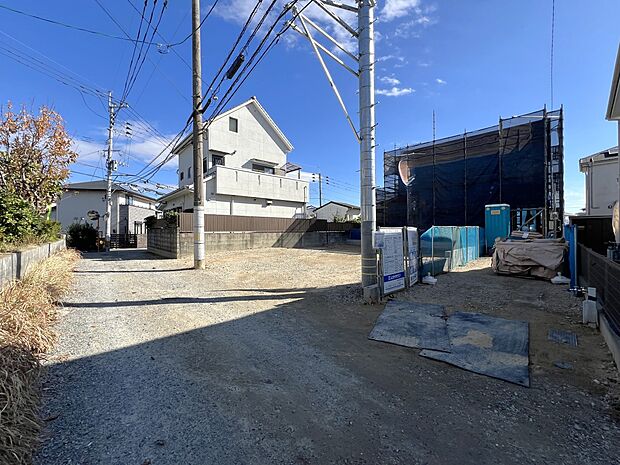 【前面道路含む現地写真】前面道路:北西側4m公道