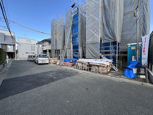 【前面道路含む現地写真】前面道路：北西側6ｍ公道