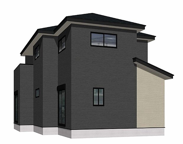 【完成予想図(外観)】外観完成予想図(2号棟)