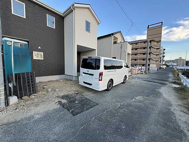 【前面道路含む現地写真】前面道路：南西側4ｍ公道