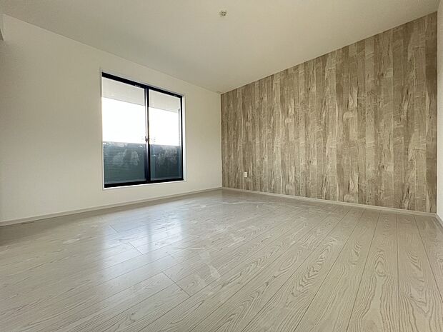 【洋室】洋室8.7帖 ウォークインクローゼット、バルコニー付きの居室です(3号棟)