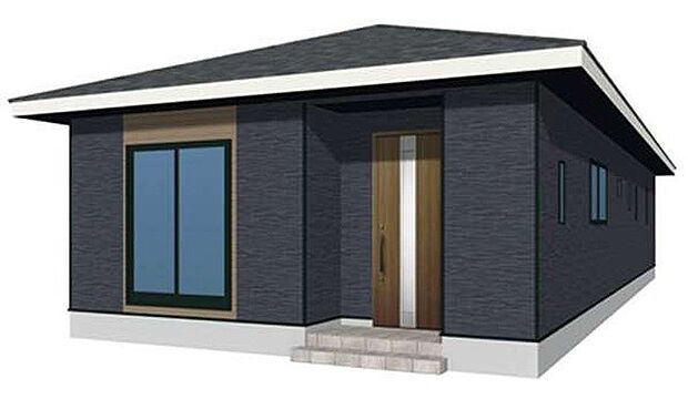 【完成予想図(外観)】完成予想外観パース(3号棟)