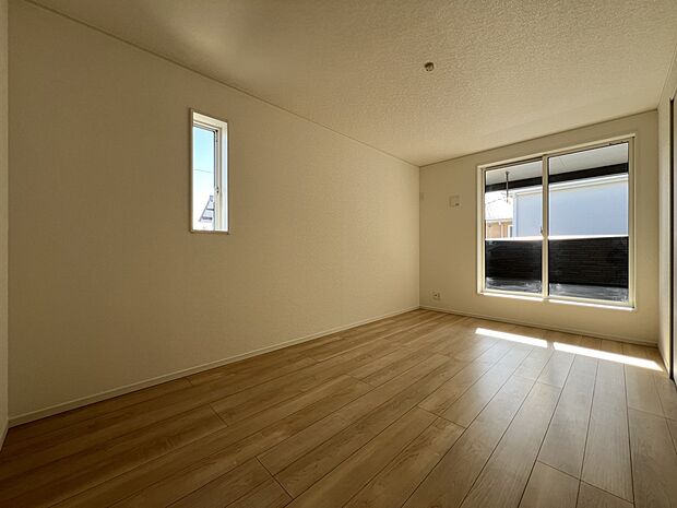 【洋室】洋室8帖 ご夫婦の寝室としてもお使いいただけます(3号棟)