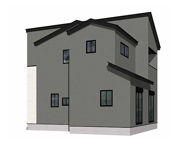 【完成予想図(外観)】完成予想外観パース