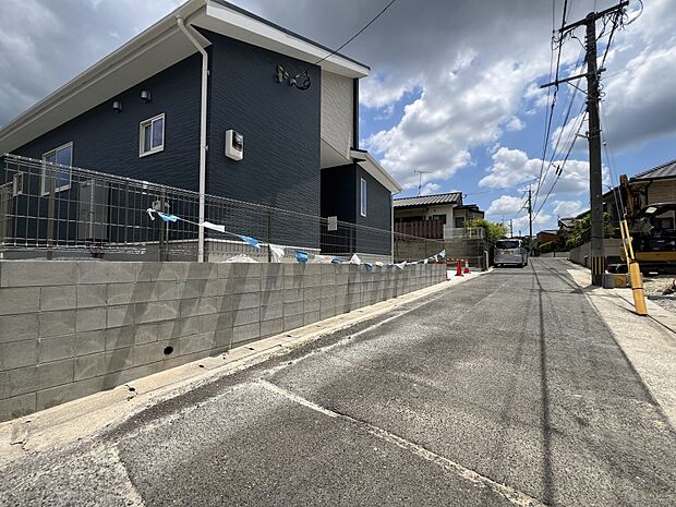 【前面道路含む現地写真】前面道路:西側4.5m公道