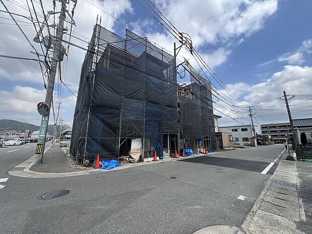 【前面道路含む現地写真】前面道路:南西側6.9m公道