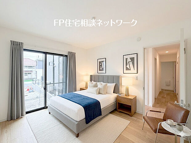 洋室～本画像はAIがCGで家具・小物作成しており、実際の現地に家具等は設置されておりません。また、販売価格に家具等は含まれておりません。