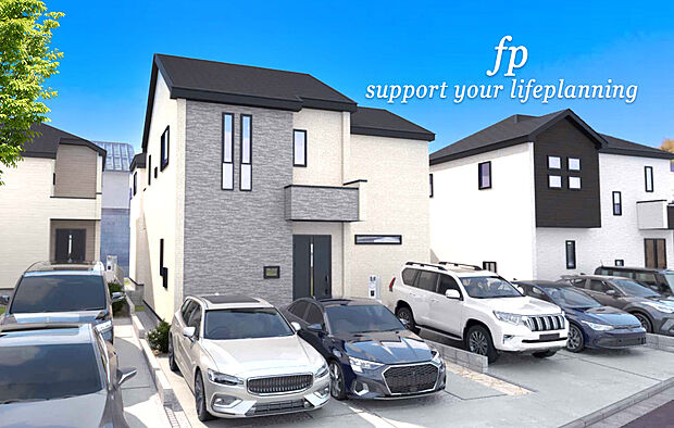 【完成予想図～「たまプラーザ」駅徒歩圏内の好立地！】たまプラーザ駅から徒歩17分の便利な立地。周辺には緑豊かな街並みが広がり、ショッピング施設やカフェも充実。落ち着いた住環境と利便性を兼ね備えたエリアです。
