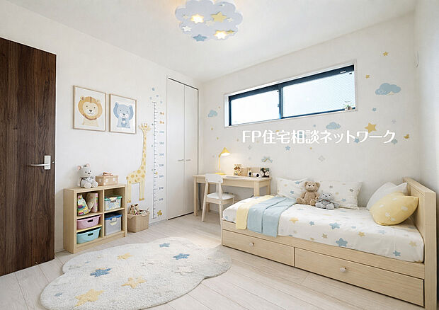 【洋室】※本画像はAIがCGで家具作成しており、実際の現地に家具は設置されておりません。また、販売価格に家具等は含まれておりません。