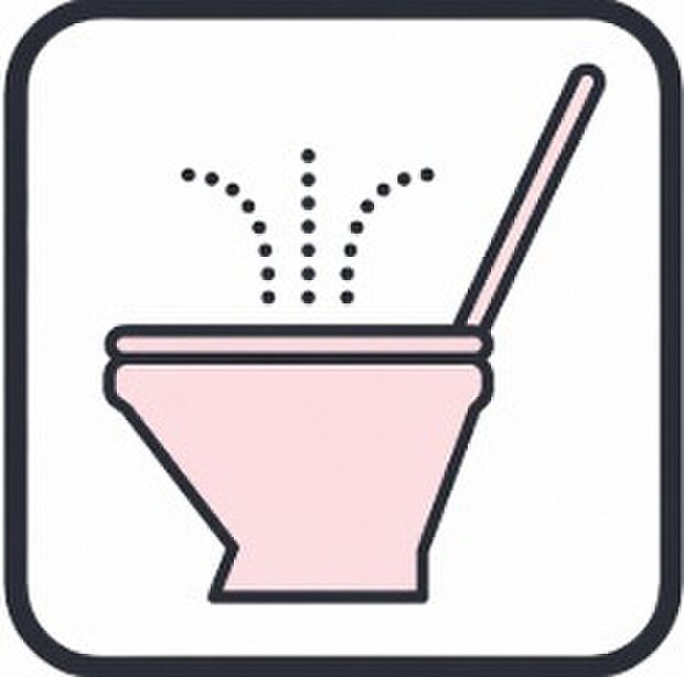 【ウォシュレット】ウォシュレット、暖房便座機能付のトイレです。従来型に比べ節水効果があり、お手入れもしやすいので、家計も家事の負担も軽減しやすいので、家計も家事の負担も軽減してくれます。