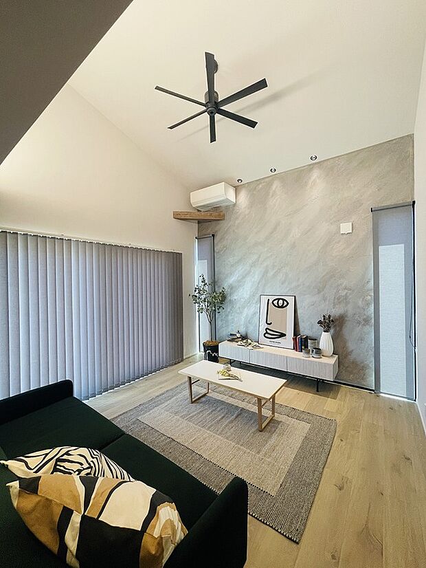 【リビング】思わず長く居たくなる、居心地が良くオシャレなリビング。