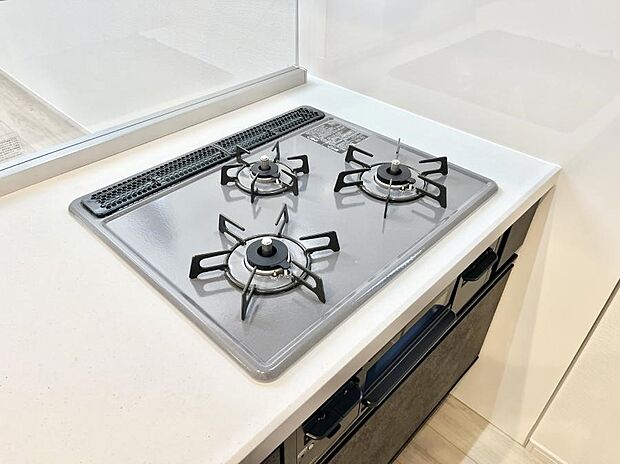 【3口コンロ】三口ガスコンロでお料理が一気にはかどりそう