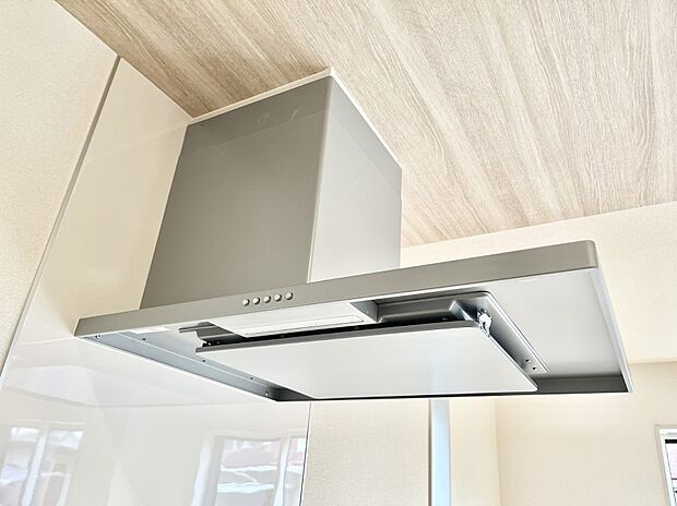 【レンジフード】基本的なお手入れはフィルターのみ!お手入れのしやすさも魅力です。