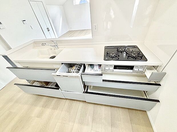 【スライド収納】使いやすさを優先したスライド式収納タイプ!