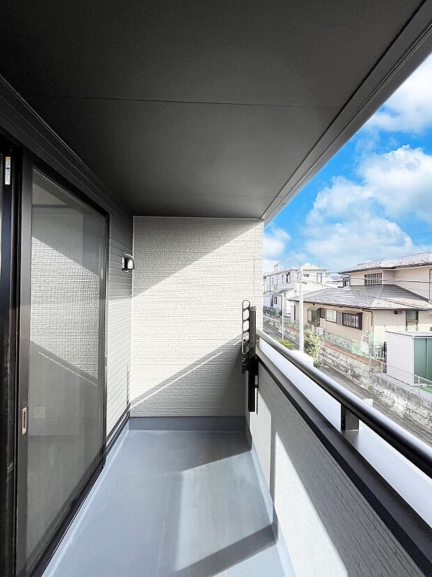 【バルコニー】風通しの良いバルコニー