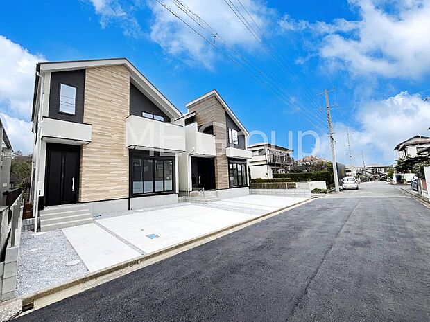 【前面道路含む現地写真】堂々完成！！ ここから始まる新生活を応援いたします！ 