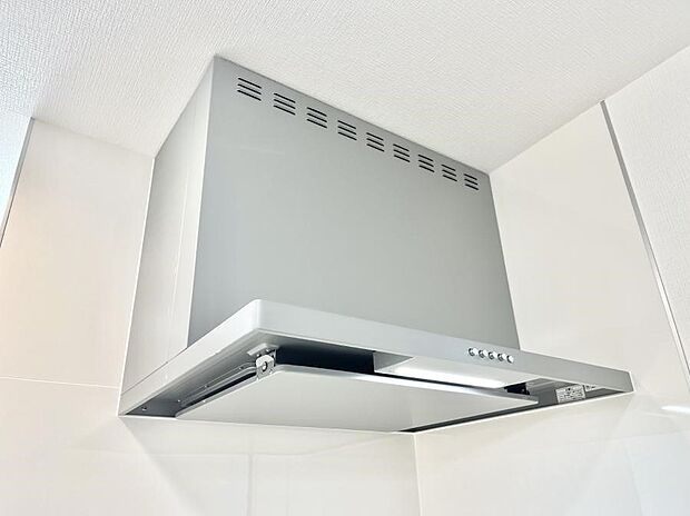 【レンジフード】フラットタイプのレンジフード、お手入れがしやすいですね！