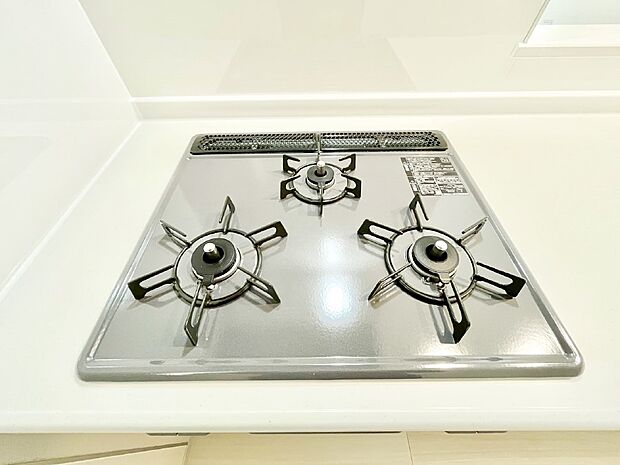 【ガスコンロ】三口ガスコンロでお料理が一気にはかどりそう