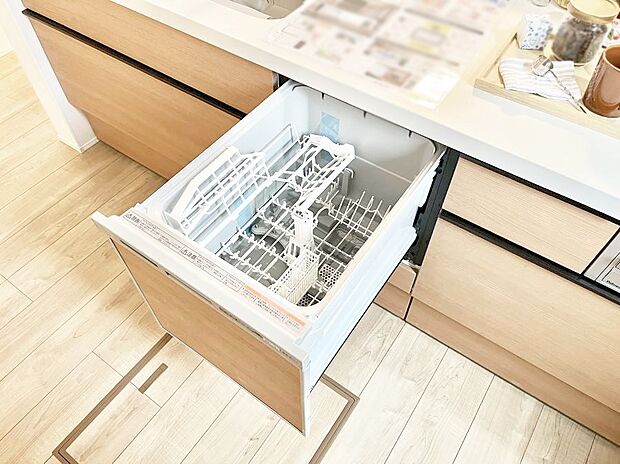 【食洗機】面倒なお片づけは食洗機にお任せ!家事の負担が減って、時間にも気持ちにもゆとりができます。