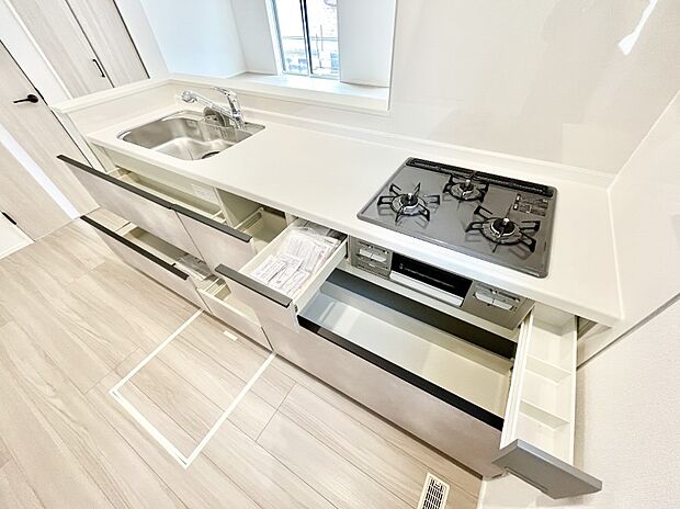 【スライド収納】使いやすさを優先したスライド式収納タイプ！